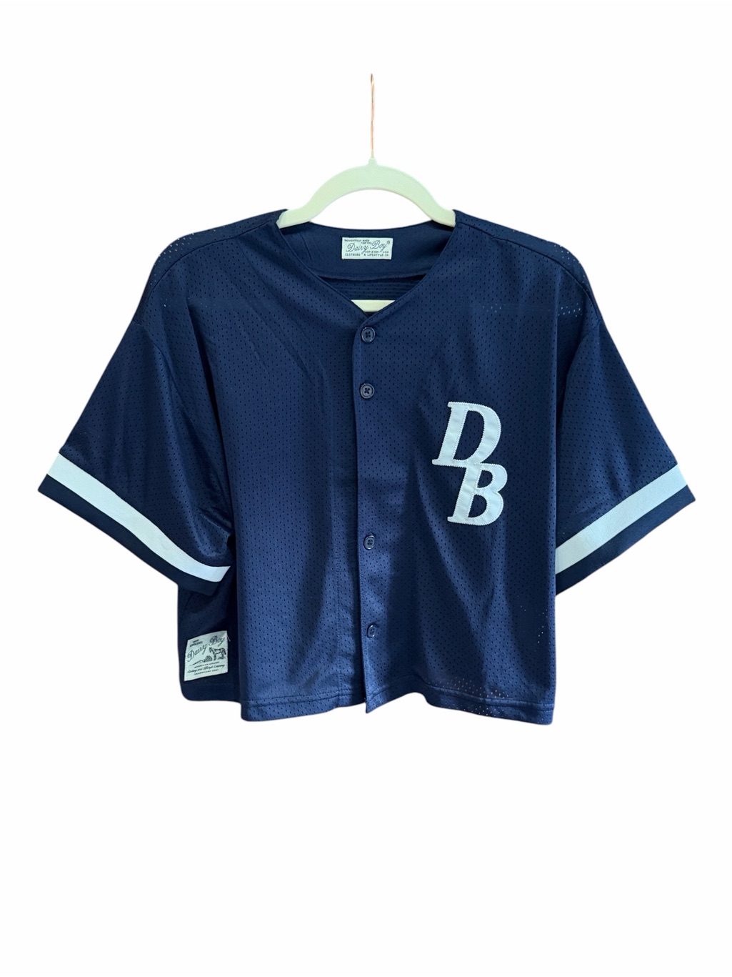 Dairy Boy Homecoming Cropped Jersey Navy L — image 5 of 8